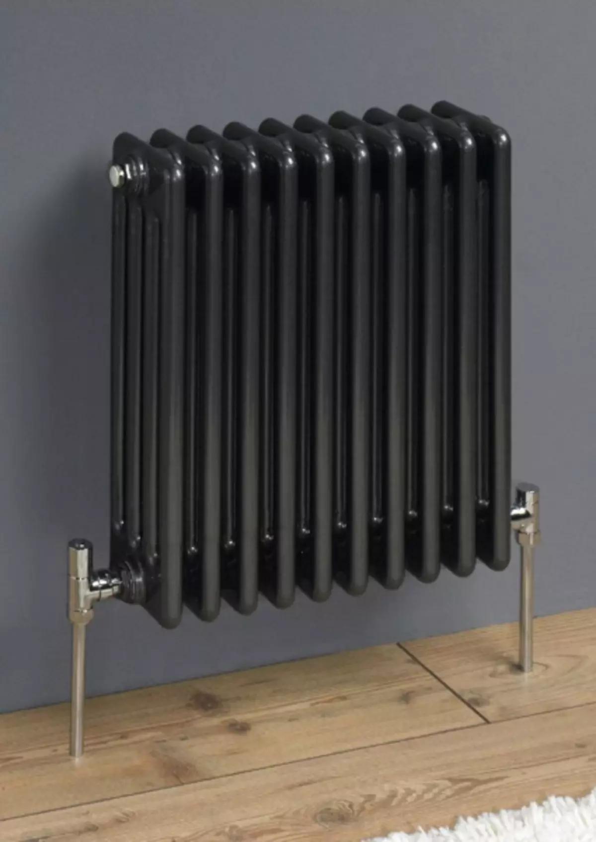 Sistem pemanasan gabungan: radiator lan lantai anget, skema