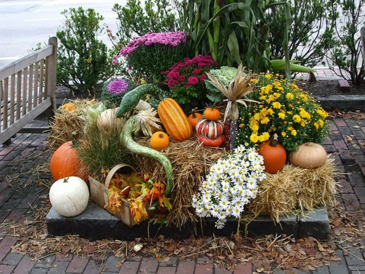 Decorando la casa de campo: artesanías de otoño para el jardín.