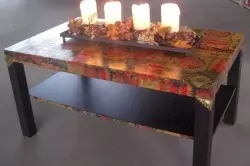 Restoration of the coffee table do it yourself in the style of Modern