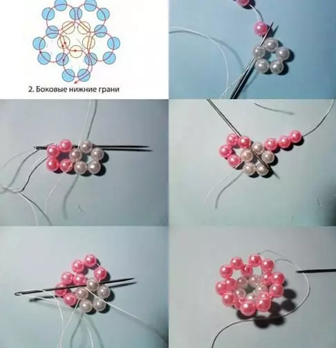 วิธีการแยกลูกปัดบอล: รูปแบบและคำแนะนำทีละขั้นตอนกับวิดีโอ