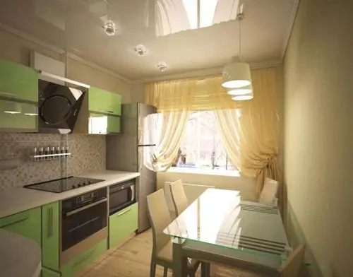 Interior kitchen 8 square meters. M.