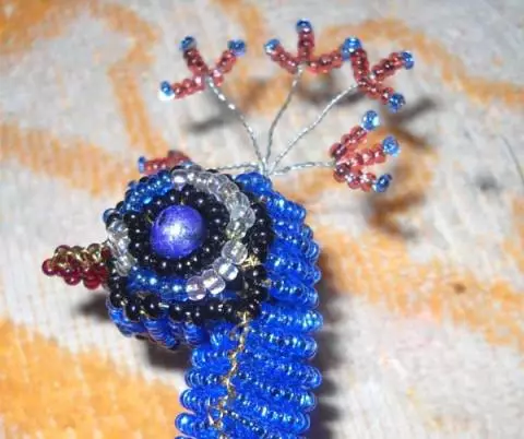 Peacock ji Beads bi destên xwe: Master Class bi nexşe û vîdyoyê