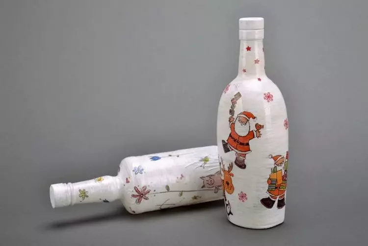 Artigianato da bottiglie di vetro per cottage di casa e estate (36 foto)