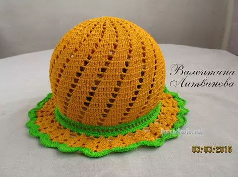 Summer Panami bakeng sa banana crochet: Mekhabiso e nang le litlhaloso le video