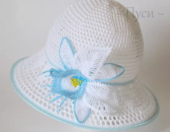 Ljetni kape za žene Crochet: Opis sa shemama i video zapisom