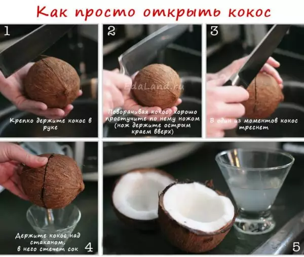 Kako izbrati, čisto in shranite kokos