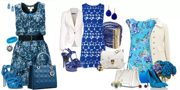 Como escolher jóias a vestidos azuis escuros?