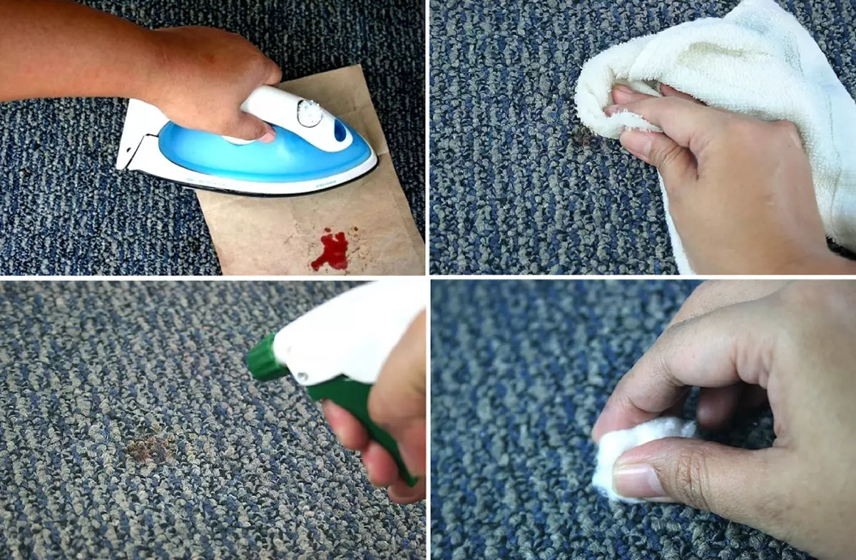 How to remove plasticine with carpet