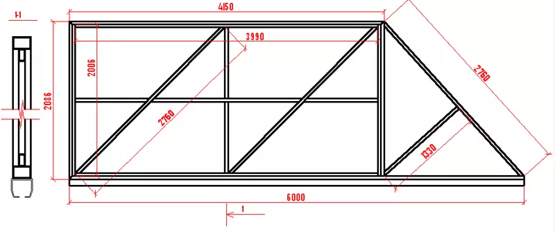 Cómo hacer una puerta de retroceso de pisos profesionales: tecnología de fabricación, instalación e instalación