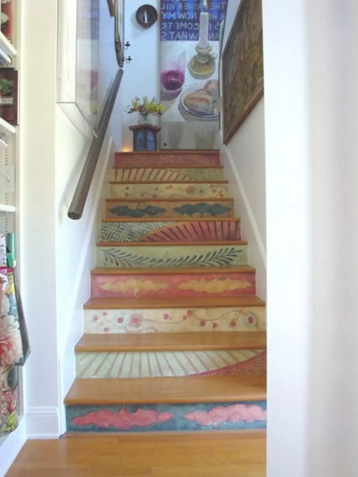 Cum să decoreze pașii scărilor în casă și la cabana (33 de fotografii)