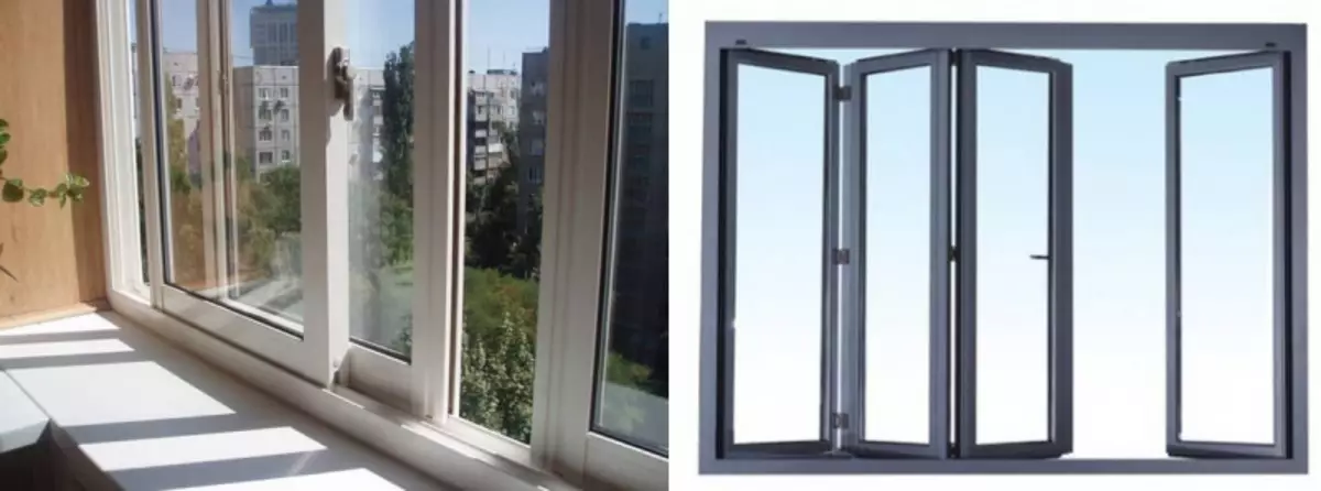 I-Aluminium Sliding Windows kwi-Loggia: Izinzuzo eziphambili