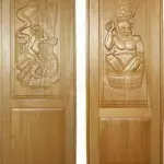 Wooden doors for the bath: choose the best option
