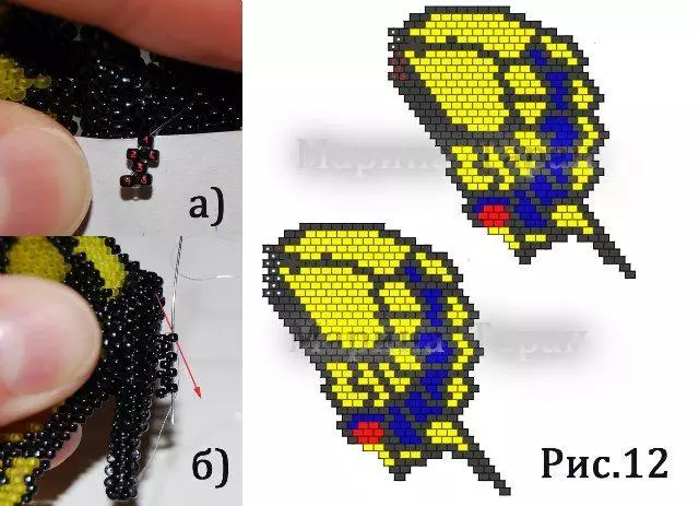 Як зробити метелика з бісеру: покрокова інструкція з фото і відео