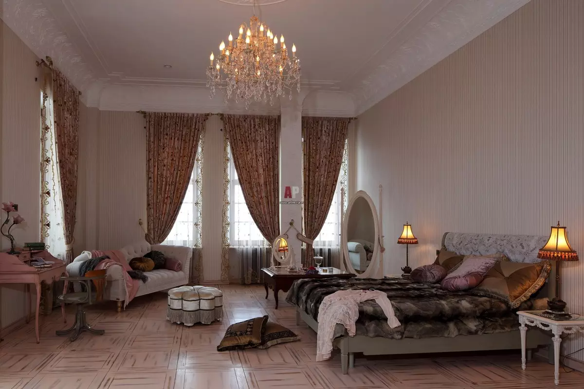 Manor Alla Pugacheva و Galkina: 20 اتاق مسکونی [بازنگری داخلی]