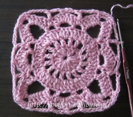 Crochet բարձի հյուսելը