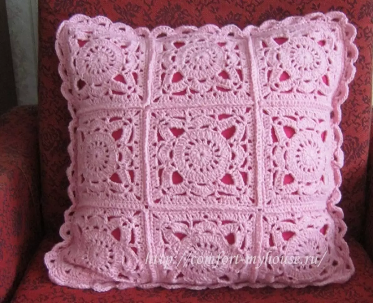 Crochet mto knitting.