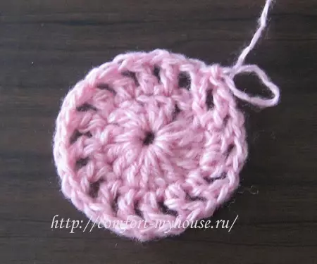 Crochet cushion knitting