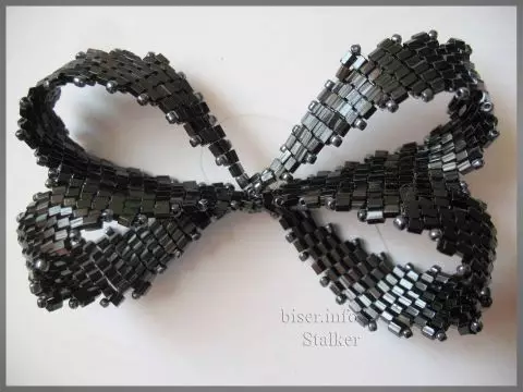 Beaded Bows: Master Class for Beginners with Weaving Scheme