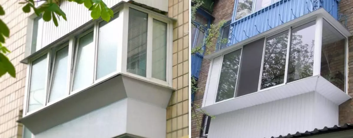 Glazing balcony with removal: reviews and technology