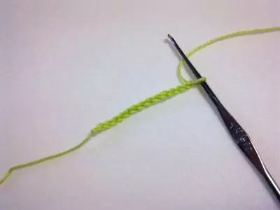Crochet hostoa eskema batekin: Master Class deskribapena eta bideoa