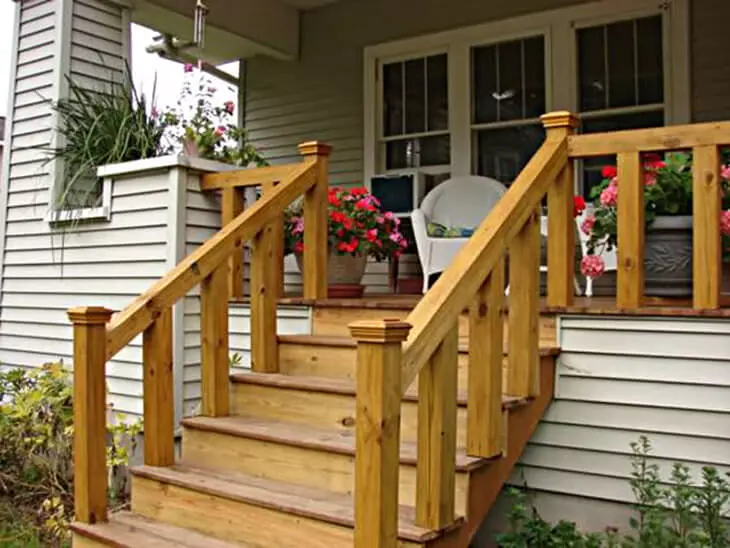 Kā veikt soļus verandam ar savām rokām?