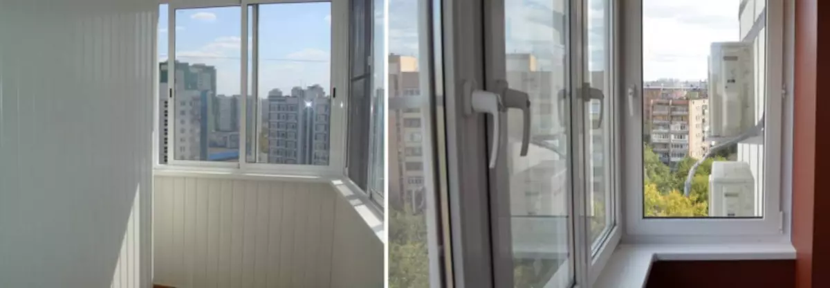 Balkon yang nyaman: sistem geser dengan tangan mereka sendiri