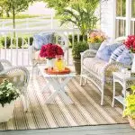 Como facer unha terraza de verán no país de elegante e fermosa de balde?