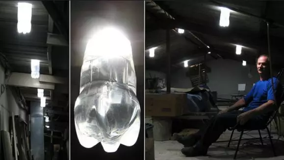 Bagaimana untuk membuat pencahayaan di garaj tanpa elektrik