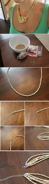 Perles: collier et colliers de schémas pour débutants avec des photos et des vidéos