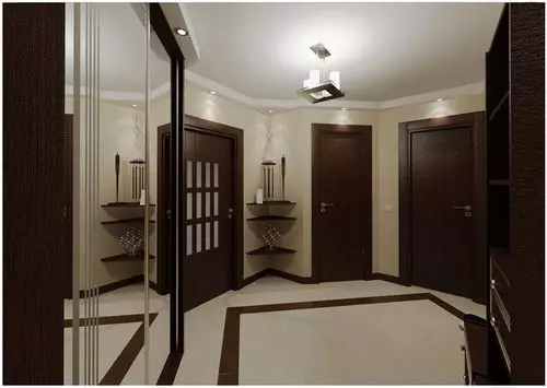 Modne opcije dizajna s tamnim vratima i laganim podovima