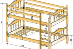 लाकडी बंक बेड स्वत: ला करता: तयार करणे