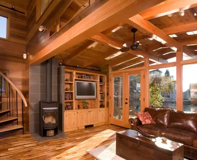 Ideeën voor het interieur van een houten veranda (50 foto's)