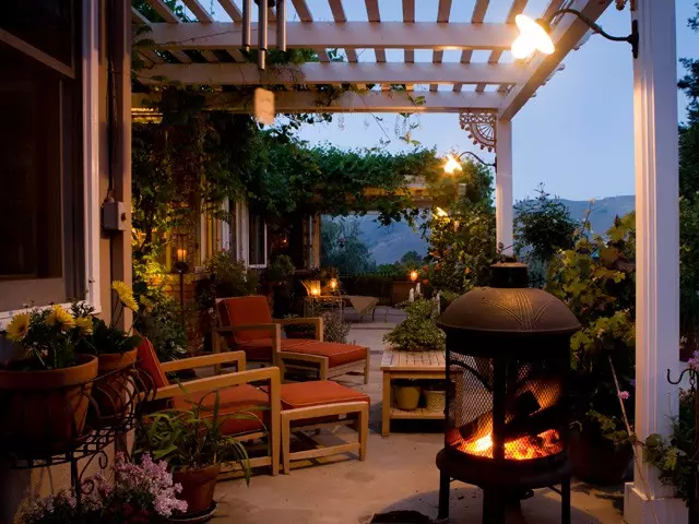 Myšlenky návrhu letní země veranda (60 fotografií)