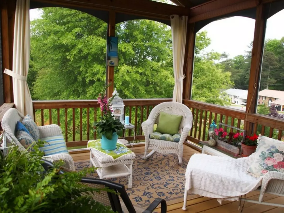 Las ideas del diseño de la veranda de verano de verano (60 fotos)