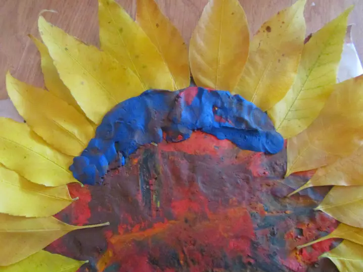 Artesanato de outono das crianças fazem você mesmo