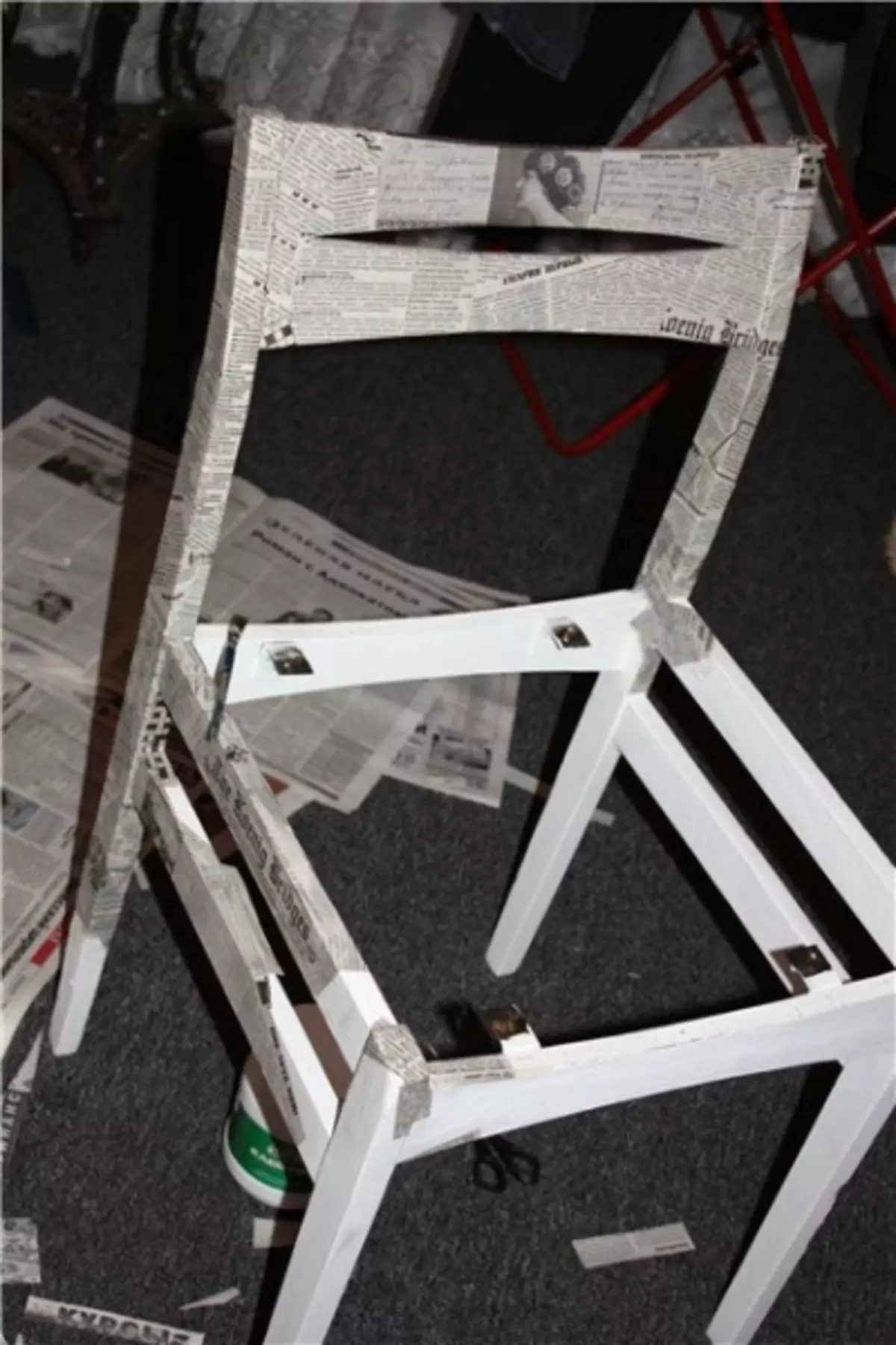 Διακοσμητικές καρέκλες - Decoupage και αποκατάσταση