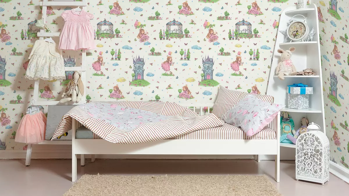 Welk behang is beter om te kiezen voor een kinderkamer: positief in ontwerp en plot