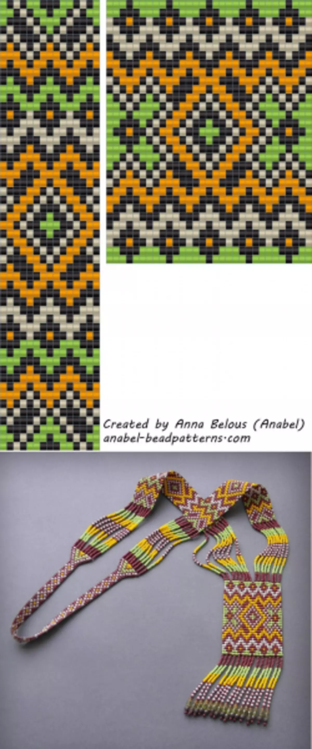 Gerdan from beads with schemes for beginners with photos and videos