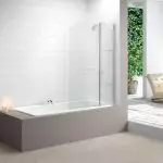 Sklenené záclony pre kúpeľňu - všetko