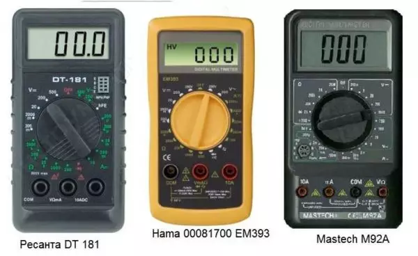 So führen Sie Messungen per Electronic Tester (Multimeter) aus