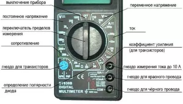 Elektron tester orqali o'lchovlarni qanday amalga oshirish mumkin (multimetr)