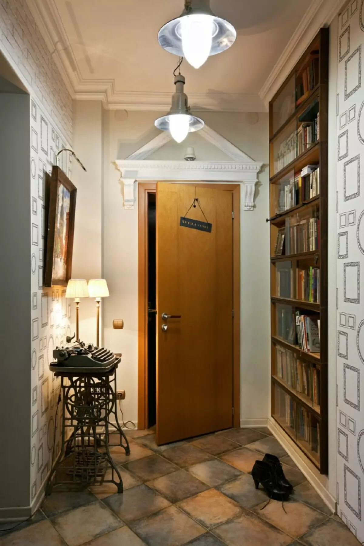 Dizajni i korridorit në apartament