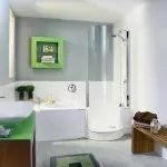Fürdőszoba Szakipari csempe: Spectacular Design (+50 Fotók)