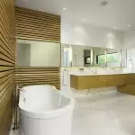 ရေချိုးခန်းပြီးဆုံးသည့် tile: Spectacular Design (+50 ဓာတ်ပုံများ)