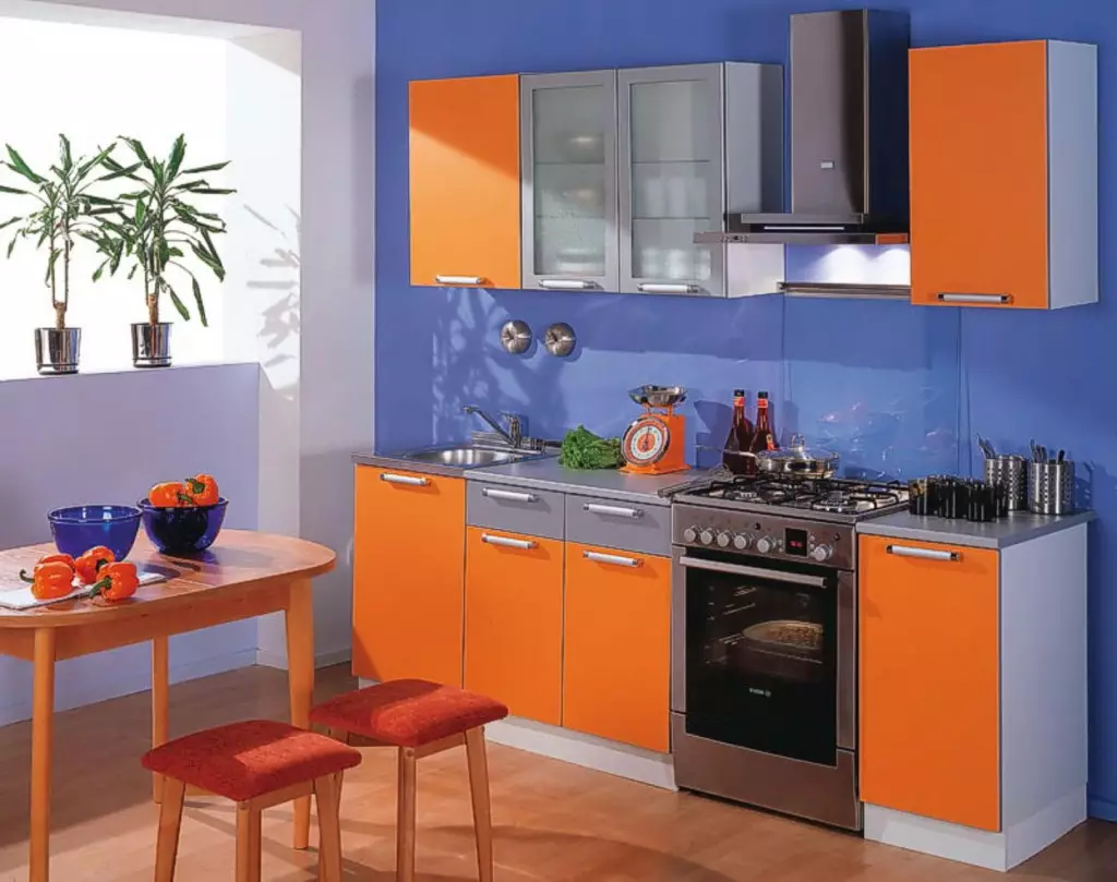 Kako izbrati barvo stene v kuhinji