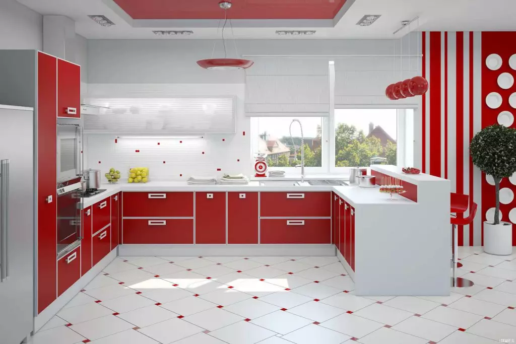 Kā izvēlēties virtuves sienu krāsu