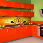 A fal színének kiválasztása a konyhában a szakértői tanácsokon (+42 fotók)