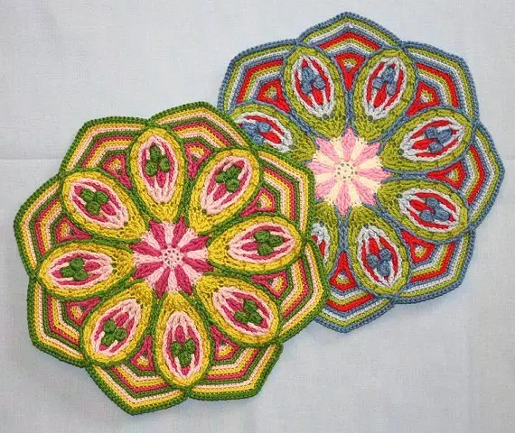 Mandala Crochet的主类：具有描述和视频的方案