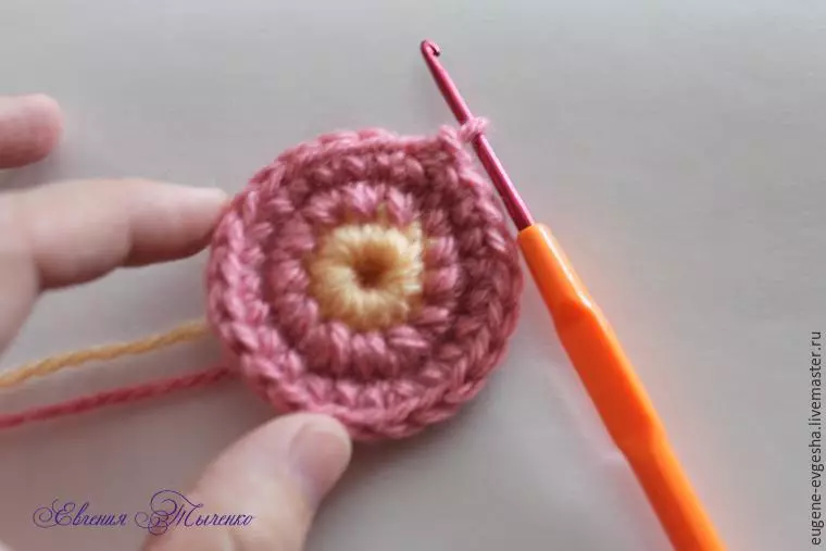 Klassi Master fuq Mandala Crochet: Skemi b'deskrizzjoni u vidjow