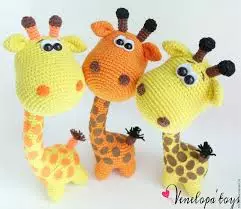 Žirafe Crochet s dijagramom i opis: Glavna klasa sa video